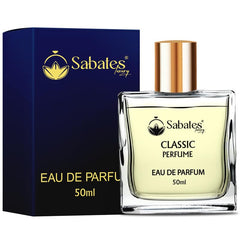 Sabates Classic Eau De Parfum 50ml 1.6 Fl.oz. | Long Lasting Fresh Fragrance For Unisex | Perfect For All Day Freshness