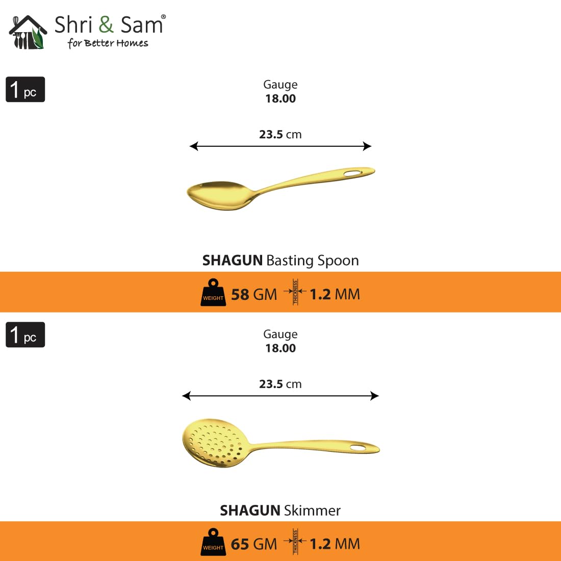 Stainless Steel Shagun Solid Dinner Set, 50 Pcs Set Gold | Easy To Wash - Dishwasher Safe