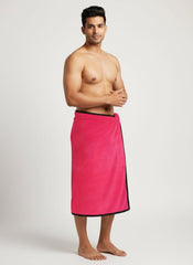 Softspun Microfiber Extra Large Size Bath Towel 400 Gsm | Ultra Absorbent Super Soft & Lightweight Quick Drying For Men & Women Daily Use Bath Towel (Pink)