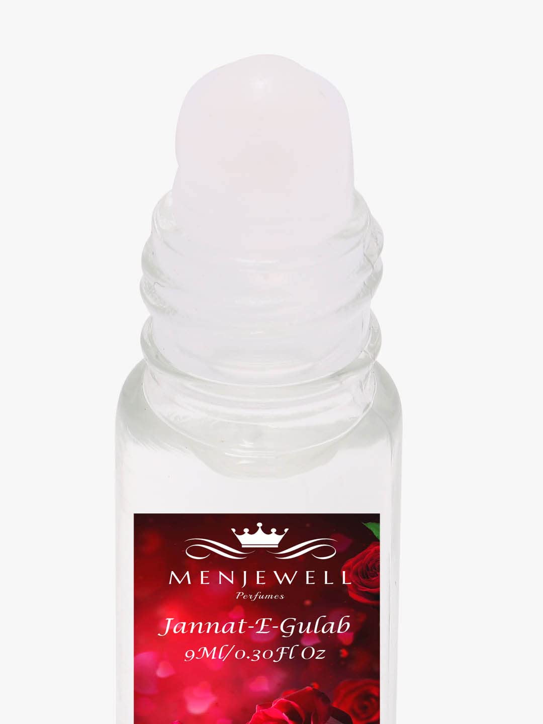 Menjewell Jannat-E-Gulab Eau De Perfume Attar 9ml 0.3 Fl.oz. Unisex Fragrance | Alcohol Free