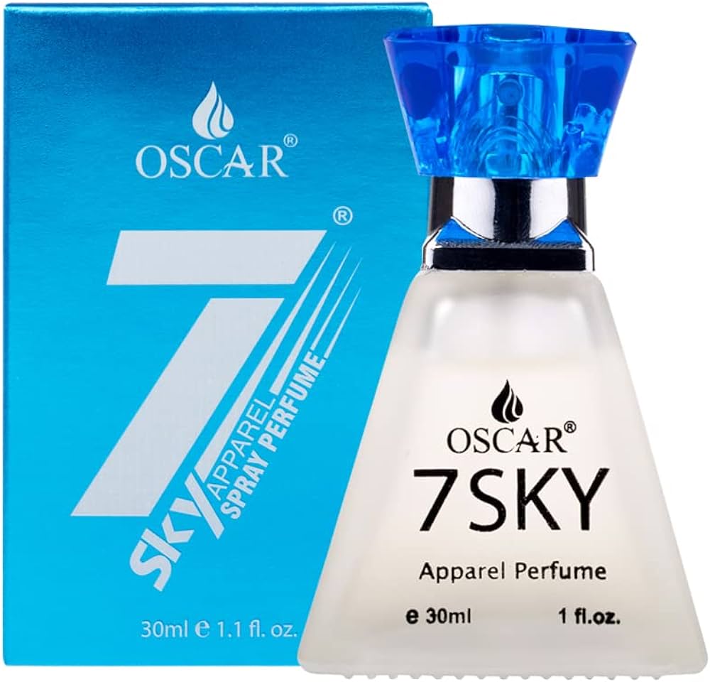 Oscar 7 Sky Mysty Long Lasting Perfume For Men & Women | Floral Woody Musk Fragrance | Everyday Unisex Skin Friendly Perfume Spray | 30ml 1 Fl.oz.