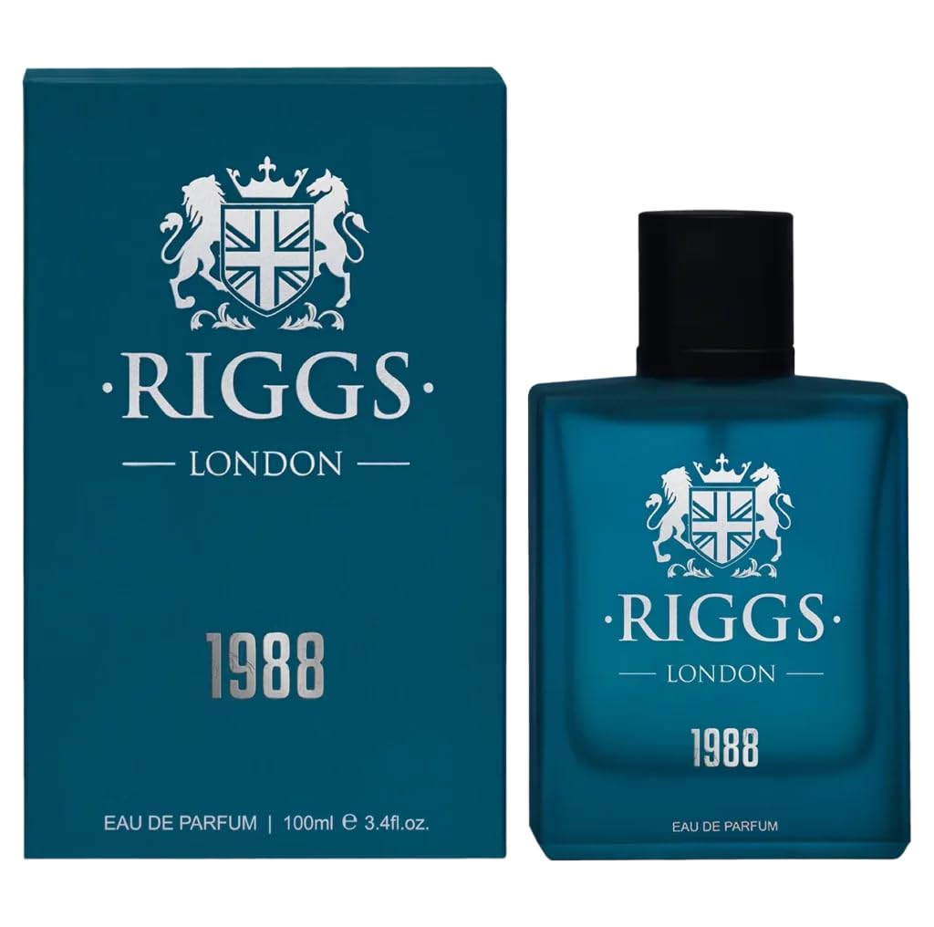 Riggs London 1988 Eau De Parfum 100ml 3.4 Fl.oz. Unisex Fragrance | Long Lasting