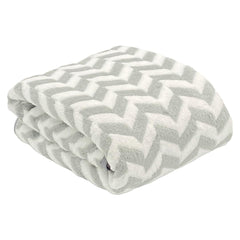 Patpug Coral Microfiber Ultrasoft Comfortable Highly Absorbent Quick Drying Large Bath Towel 350 Gsm (Grey)