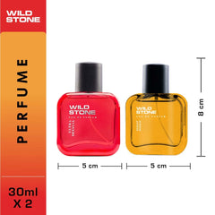 Wild Stone Night Rider & Ultra Sensual Long Lasting Eau De Perfume For Men 60ml 2.0 Fl.oz. | Best Gift Set For Raksha Bandhan