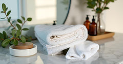 Veahome Eligent Cotton Bath Towels 500 Gsm | Soft & Quick Dry Highly Absorbent, Lightweight & Durable Bath Towel (White)