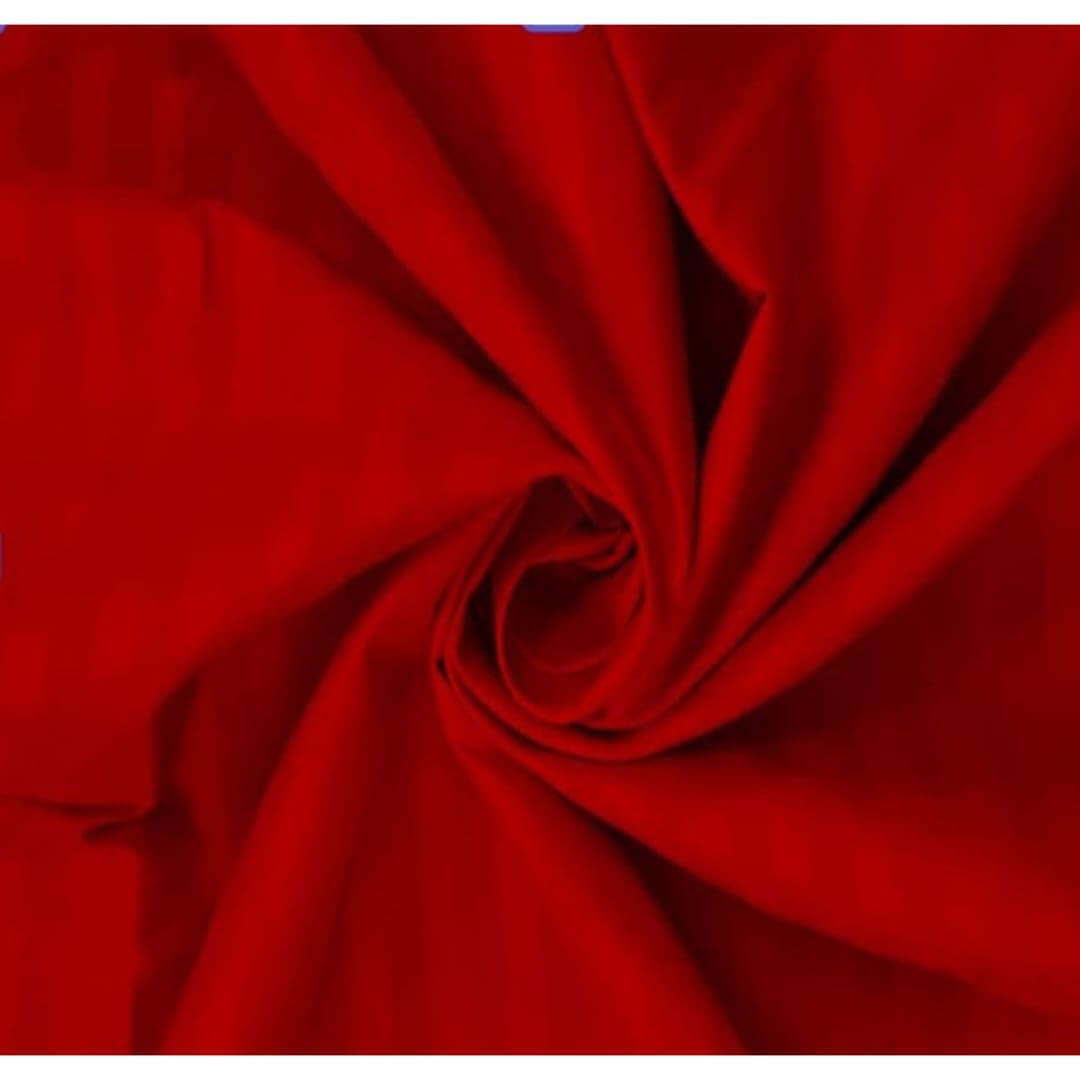 Premium Single Bedsheet With 1 Pillow Cover - 60 X 90 Inches, Red | Ideal For Home, Hotel, Guest House | Soft, Elegant Microfiber For Ultimate Comfort