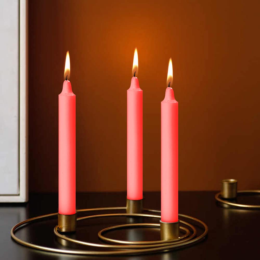 RED STICK CANDLES SET OF 50 | PERFECT FOR DIWALI WISH GIFT CANDLES