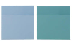 Pastel Green & Blue Sticky Notes Pad 3 X 3 Inch, For Books, Waterproof Sticky Notes 100sheets