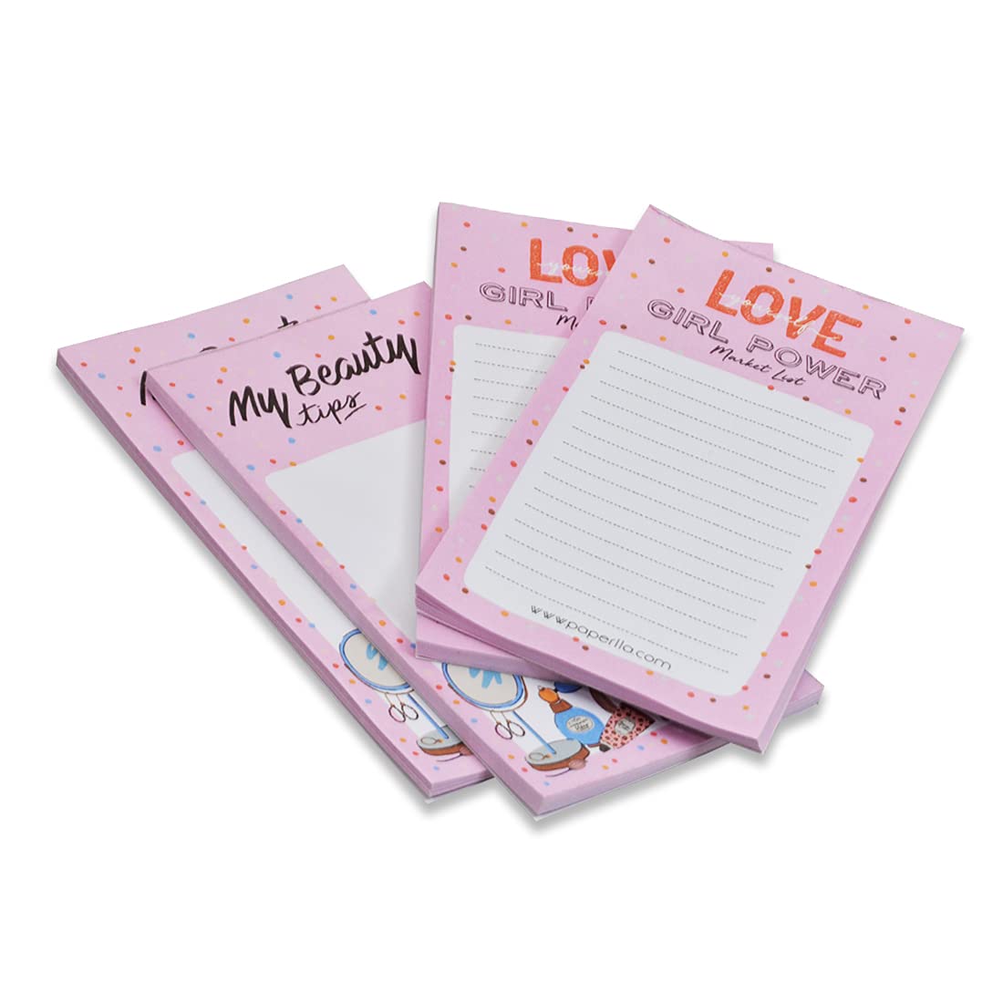 Collections To Do List Notepad, Greenery Notes Tear-Off, Memo Pad For Shopping Lists, Set Of 4
