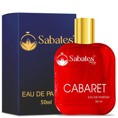 Sabates Cabaret Eau De Parfum 50ml 1.6 Fl.oz. | Long Lasting Fragrance For Men | 100% Liquid Perfume Without Gas