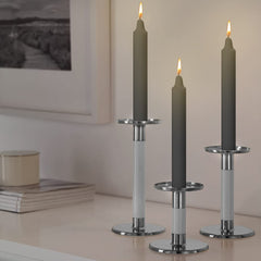 BLACK ESPECIALLY MEANT FOR HEALING, CHAKRAS, RITUAL STICK CANDLES SET OF 20
