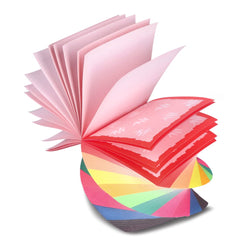 Rainbow Spiral Cube, For Students & Office Use Notepad, Unique Design (500 Sheets) Pack Of 1