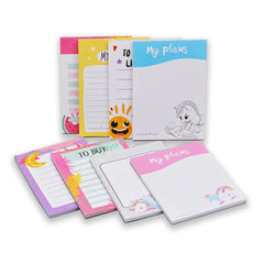 Notes Daily Journal Planner, To Do List Notepads For Writing Notes Cute Stationery, Set Of 8