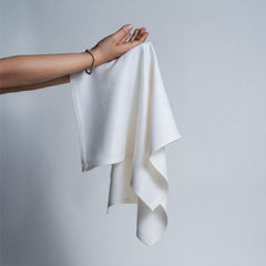 Debaans Bamboo 1 Bath & 2 Hand Towels 800 Gsm | 100% Bamboo, Quick Dry, Lightweight Towels (White)- Set Of 3