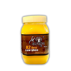 Pure Organic A2 Desi Cow Ghee By Shree Kalpadruma | Pure Cow Ghee For Better Digestion & Immunity Good For Taste | (500ml) 16.9 | Jar Pack