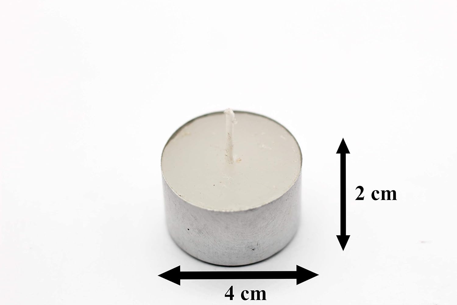 WHITE TEALIGHT CANDLES PACK OF 10 | 100 CANDLES | 9 HOURS BURNING TIME