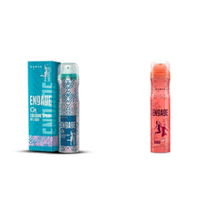 Engage G1 Cologne Spray For Women 135ml 4.5 Fl.oz. & Blush Bodylicious Deo Spray For Women 150ml 5 Fl.oz.