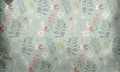 Printed Single Size Bedsheet With 1 Pillow Cover (36 X 78 Inches, Green) | All Around Elastic Fitted Bedsheet | Soft Touch, Wrinkle Resistant, Skin Friendly