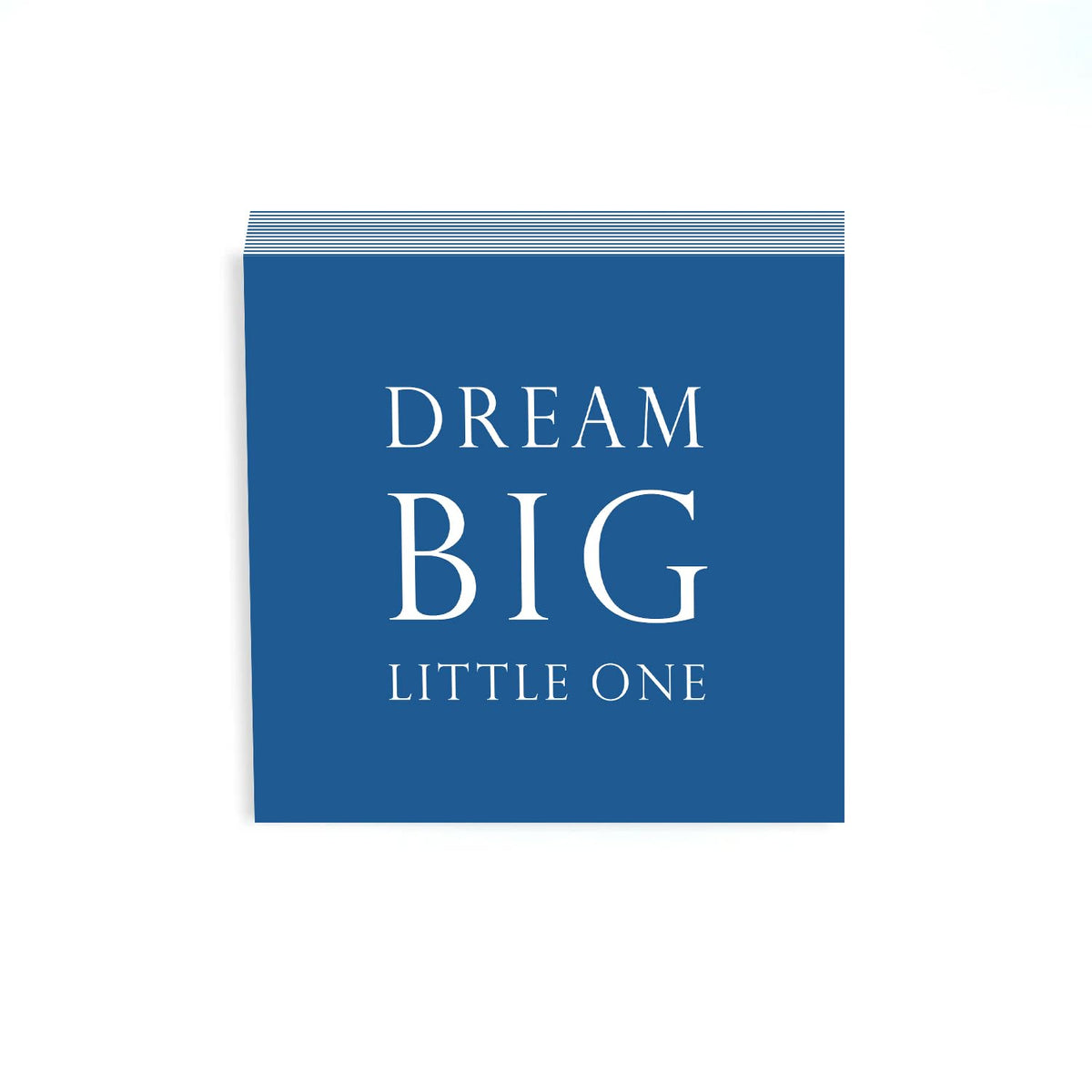 Notepad For Daily Notes & Ideas, Stylish "Dream Big Little One" Memo Pad, 200 Pages
