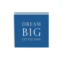 Notepad For Daily Notes & Ideas, Stylish "Dream Big Little One" Memo Pad, 200 Pages
