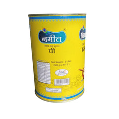 Natural Desi Cow Ghee By Nameet | Rich In Nutrients & Healthy Desi Cow Ghee For Enhance Any Dish | (1 Litr) 33.8 Ounce | Tin Pack