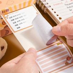 256 Pc Peel Off Sticky Notes - Self Adhesive Easy Tear Kawaii Stick Notes For Study