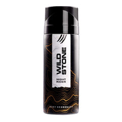 Wild Stone Night Rider Deodorant Body Spray 150ml 5.0 Fl.oz. | Perfect Gift For Husband | Long Lasting Fragrance