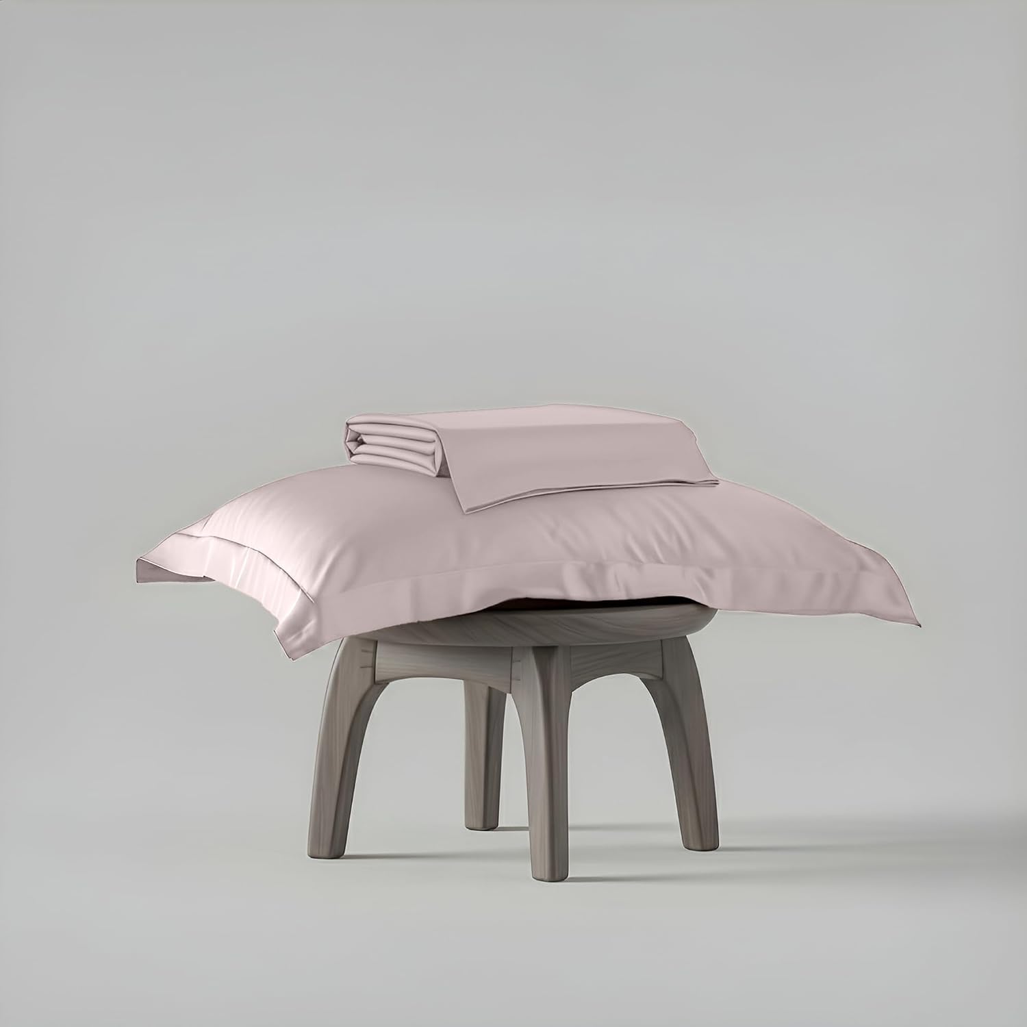Single Bedsheet With 1 Pillow Cover - 60 X 90 Inches, Blushing Pink | Premium Bedding Set, Home Decor, Wedding Gift For Couples, Housewarming, Anniversary