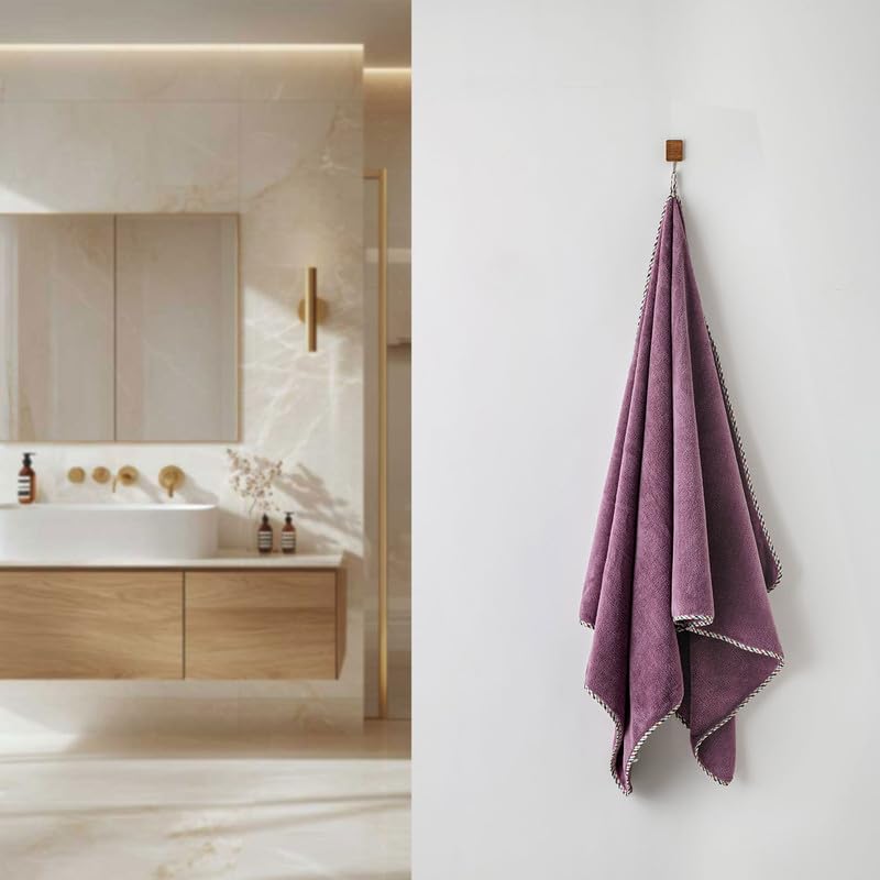Spread Spain Microfiber Bath Towel 360 Gsm | Bath Towel For Men & Women Extra Soft Plush & High Absorbent | Set of 2 (Fashion Fruit)