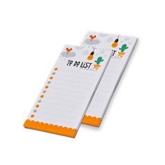 Memo Pad Daily Planner Notepad Undated Daily, Focus, & To Do List Notepad With Checklist, 6Pcs