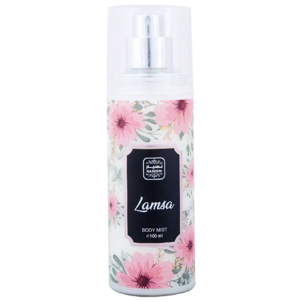 Naseem Lamsa Body Mist 100ml 3.4 Fl.oz. Arabian Perfume For Women | Alcohol Free | Long Lasting