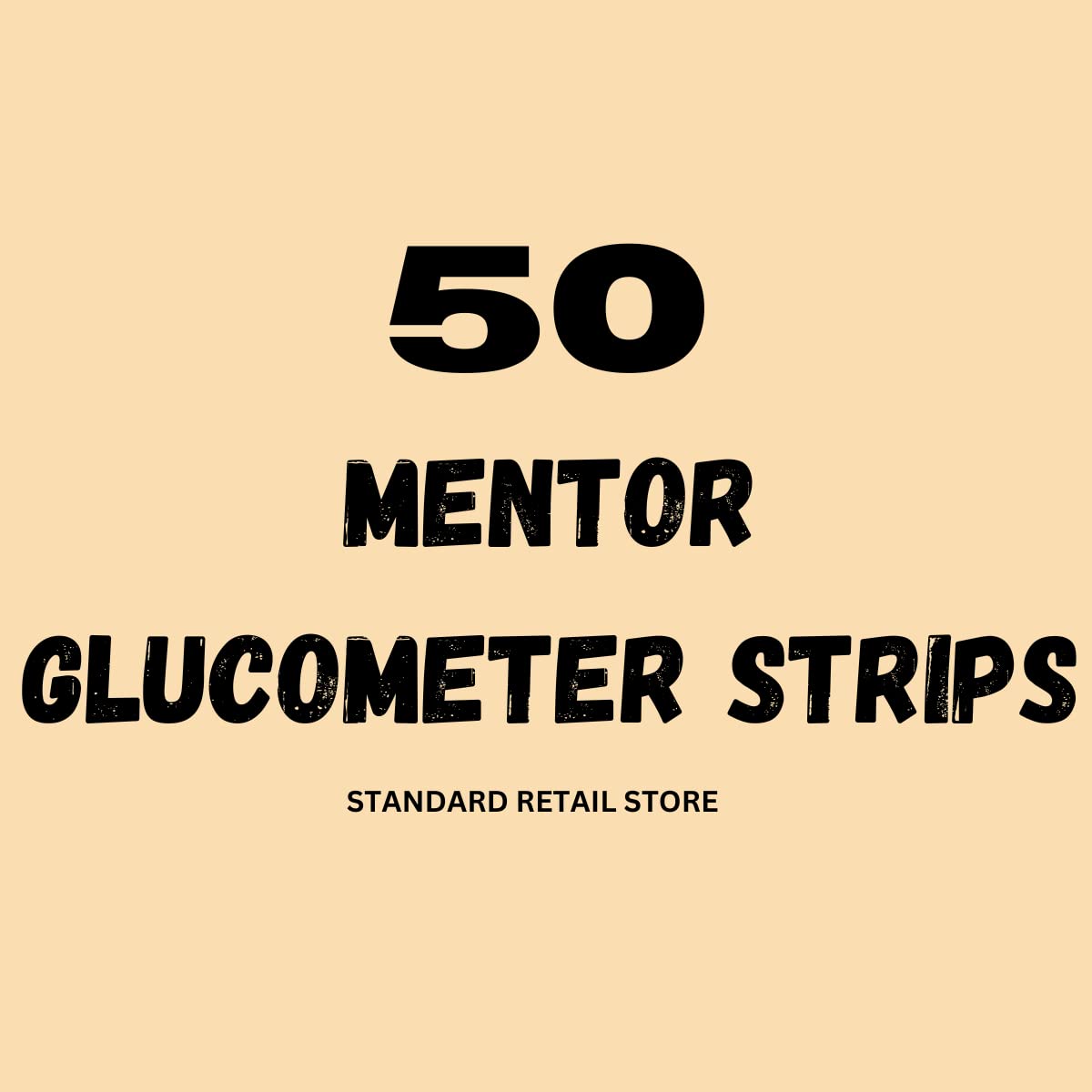 Glattol Standard Mentor Blood Glucose Monitoring System 50 Strips