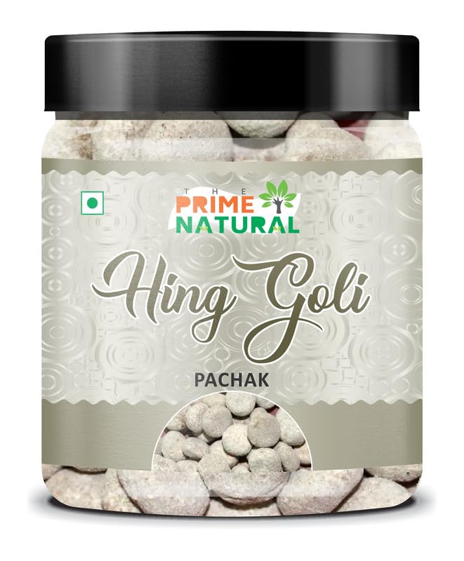 The Prime Natural Premium Hing Goli 400gm, | Good For Digestion | Jar Pack