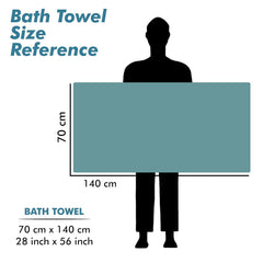 Urbanleaf Microfiber Large Bath Towel Quick Dry Super Absorbent Bath Towel | Towel For Bath, Travel, Gym, Beach, Pool & Yoga (Grey & Green)