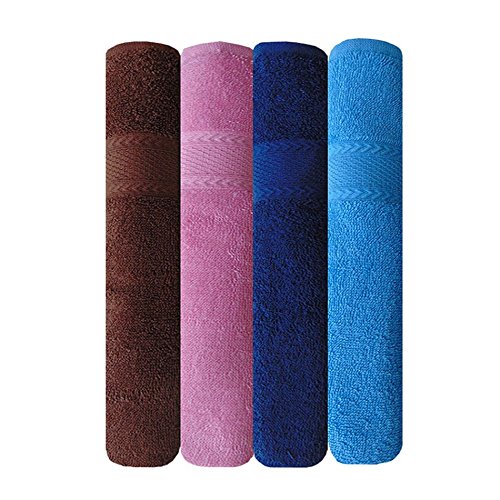 Akin Towel Royal Cotton Bath Towel 1600 Gsm (Multicolor) - Set Of 4