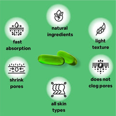 Vowel's Enterprise Vowl's Enterprise Vitamin E , For Beautiful Skin, Healthy Hair Nutrition And Eyes | 50 Capsules , 100gm 0.2lbs