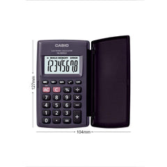 Casio HL-122TV Portable Calculator With Metal Faceplate & GT Key, 12 Digit & Casio HL820LV-BK Portable Calculator With Flap Cover