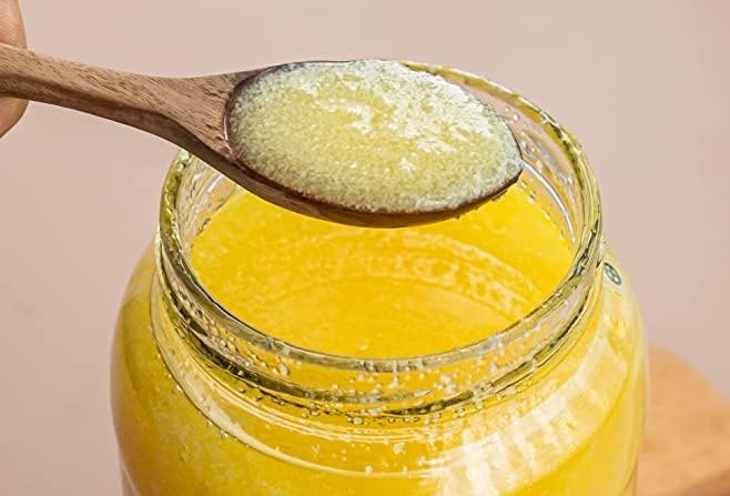 Premium A2 Bilona Desi Gir Cow Ghee By Organik Singh | Great Source Of Energy & Vitamin Healthy Desi Ghee Perfect For Boost Immunity | (500ml) 16.9 Ounce | Glass Jar