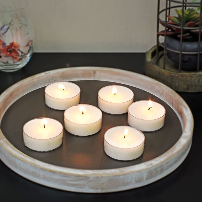 ACRYLIC EMPTY TEALIGHT CANDLE PACK OF 50 | CUPS HOLDERS DIY MAKING WITH WICKS