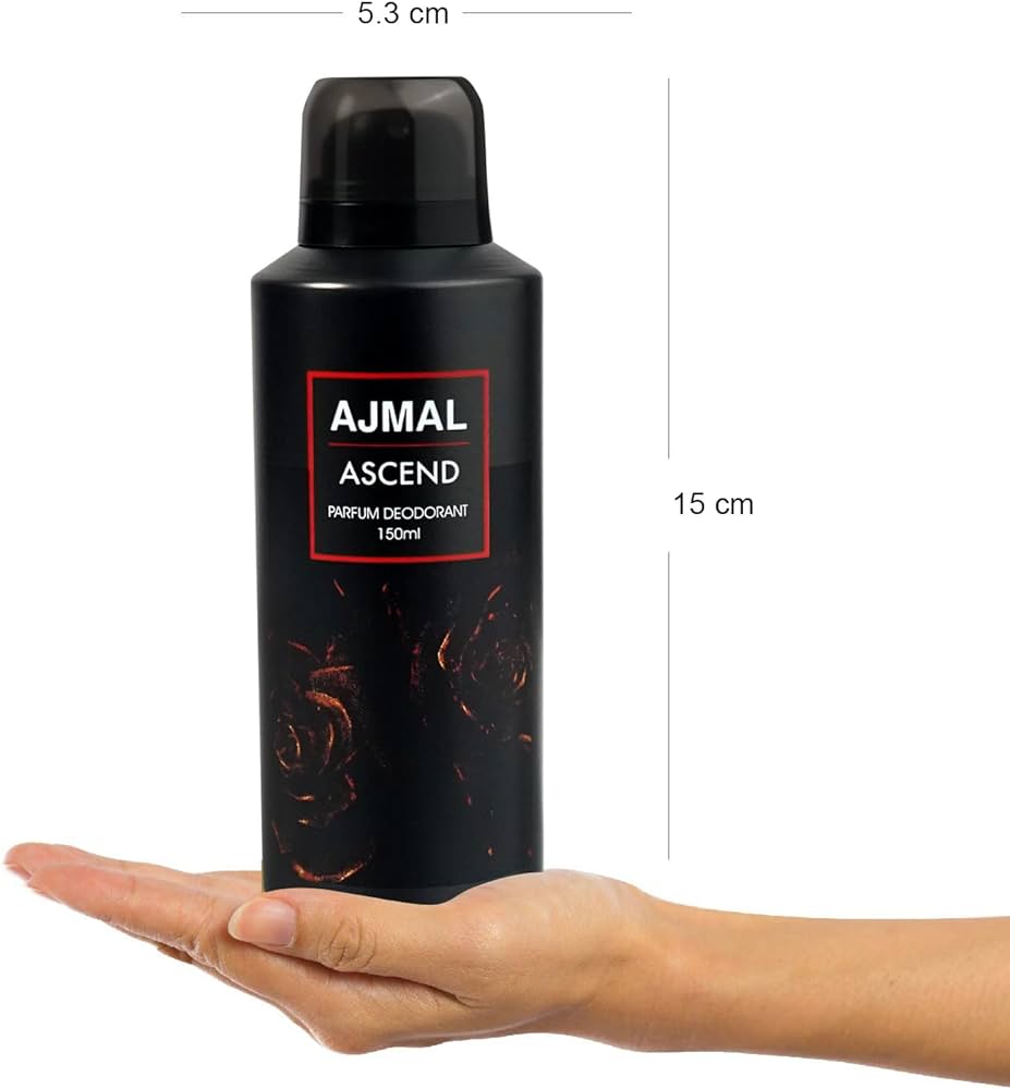 Ajmal Aretha Eau De Parfum 50ml 1.6 Fl.oz. & Ascend Deodorant 150ml 5 Fl.oz. | Office Wear Gift For Man And Women