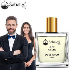 Sabates Muse Eau De Parfum 50ml 1.6 Fl.oz. | Spicy Oriental Perfume With Oud Fragrance For Men & Women