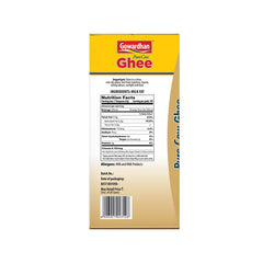 Premium Cow Ghee By Gowardhan | Rich In Nutrients Flavor Healthy Desi Ghee Perfect For Sweets & Halwa | (1 Litr) 33.8 Ounce | Box Pack