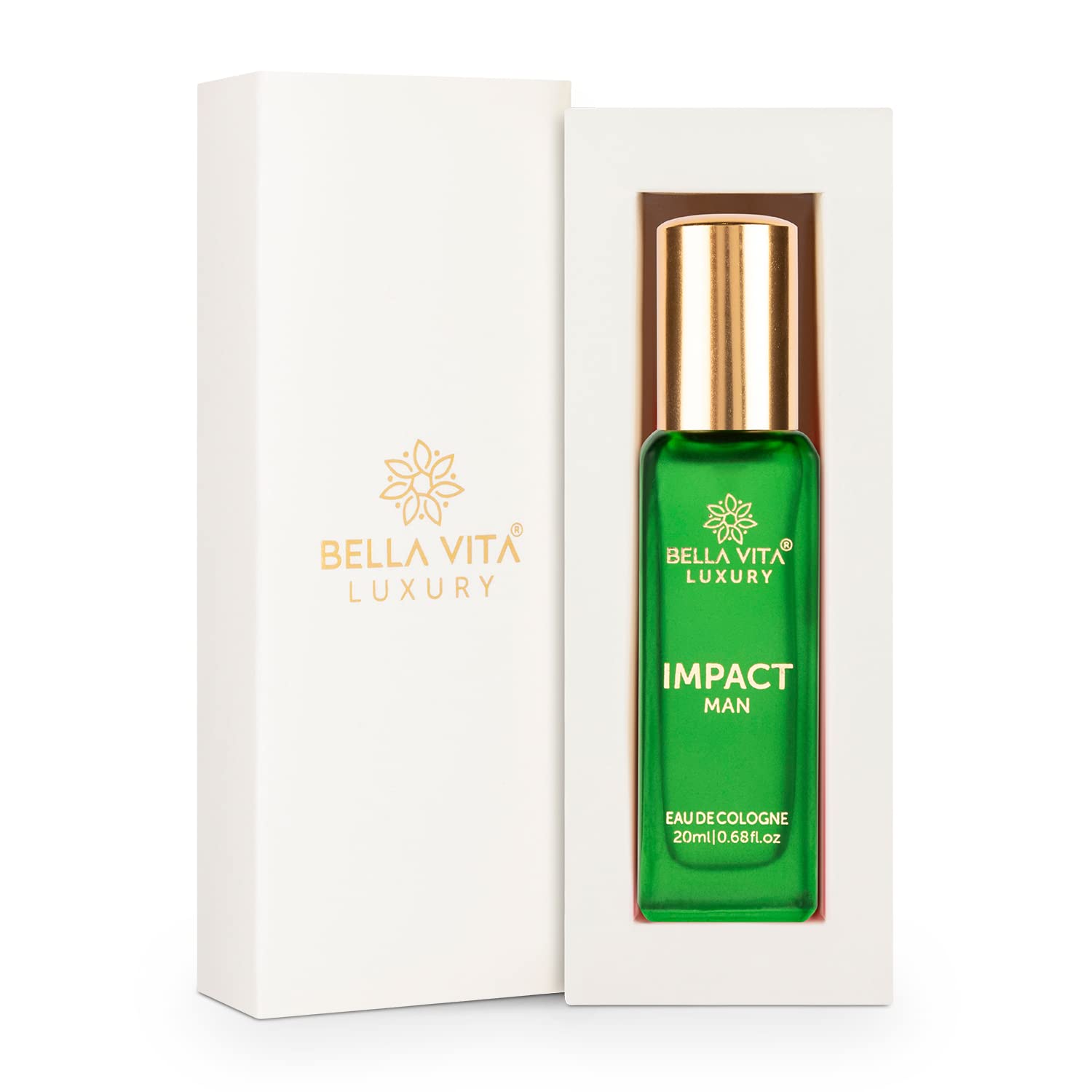 Bella Vita Luxury Impact Man Eau De Cologne 20ml 0.68 Fl.oz. Perfect Gift For Boyfriend | Long Lasting