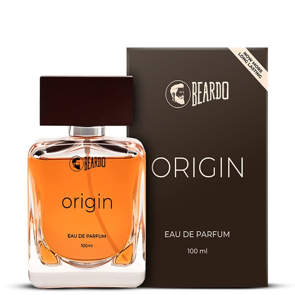 Beardo Origin Eau De Parfum 100ml 3.4 Fl.oz. | Perfect Anniversary Gift For Husband | Long Lasting Fragrance