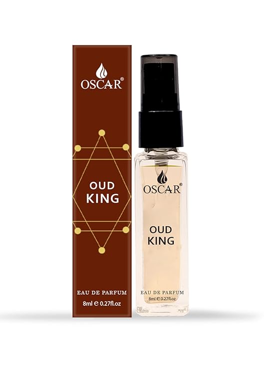 Oscar Oud King Mini Pocket Perfume For Men 8 Ml 0.2 Fl.oz. | Notes Of Musky | Long Lasting Fragrance | Eau De Parfum | Fresh Fragrance | Edp For Men | Travel Size & Easy-to-carry