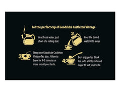Goodricke Castleton Vintage Darjeeling Tea - 100 Tea Bags | Single Estate Premium Tea - Full-Bodied & Rich Taste | Low Caffeine