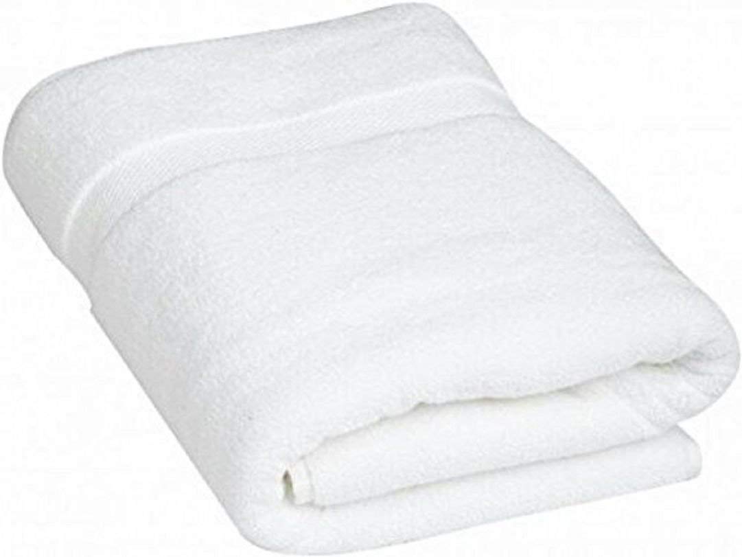 North Field Bath Towel 1000 Gsm | Extra Soft & Absorbent, Durable Bath Towel (Brown & White) - Set Of 2