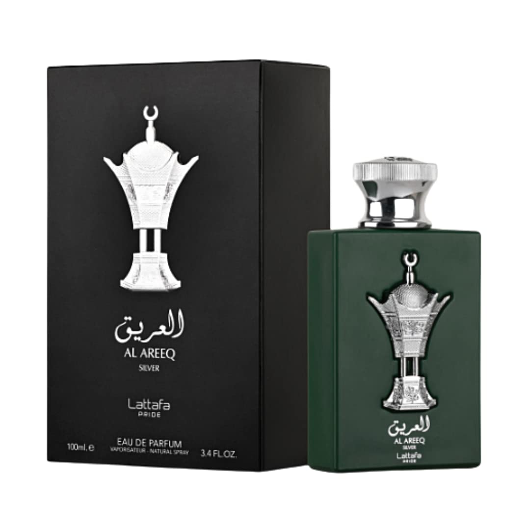 Lattafa Pride Al Areeq Silver Eau De Parfum 100ml 3.4 Fl.oz. Luxury Unisex Fragrance