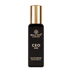 Bella Vita Luxury CEO Man Eau De Parfum 20ml 0.68 Fl.oz. Long Lasting | Gift For Husband