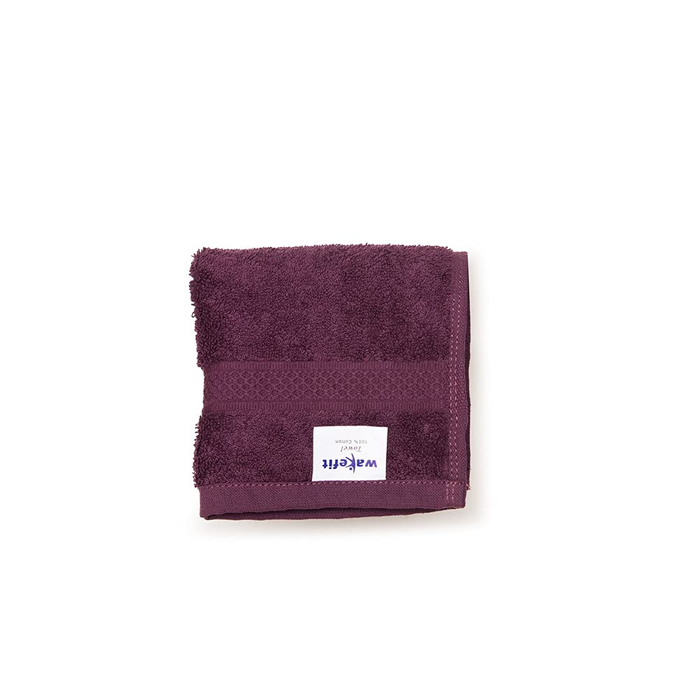 Wakefit Face Towel 500 Gsm | Gym Towel For Men Workout Towel Set Face Towel For Women | Set Of 6 (Cafe Noir & Grape Wine)